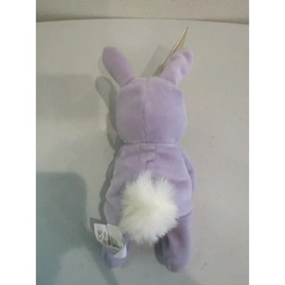 Disney Store Winnie the Pooh Easter Bunny‎ Lavender Plush Mini Bean Bag 8 Inch